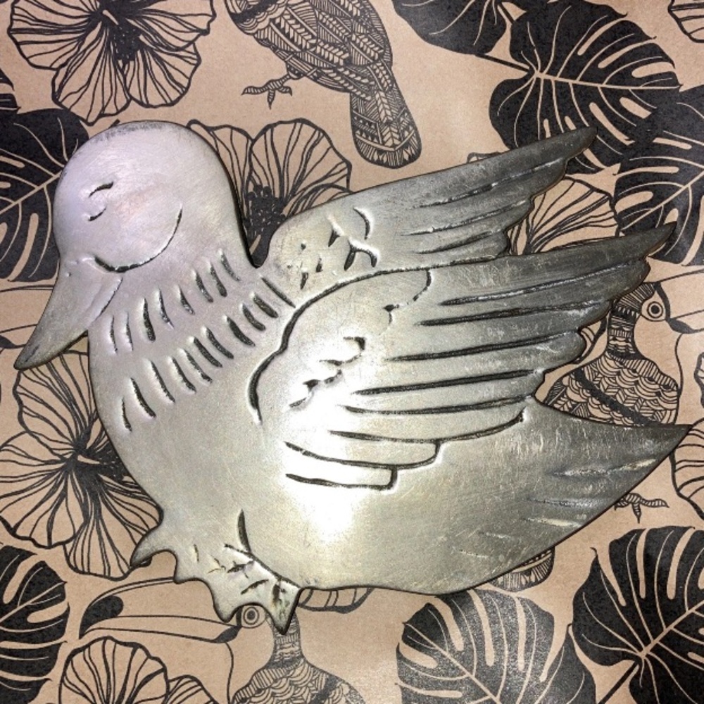 Vintage Mid Century Modern MCM Fowl Duck Trivet - Picture 1 of 11
